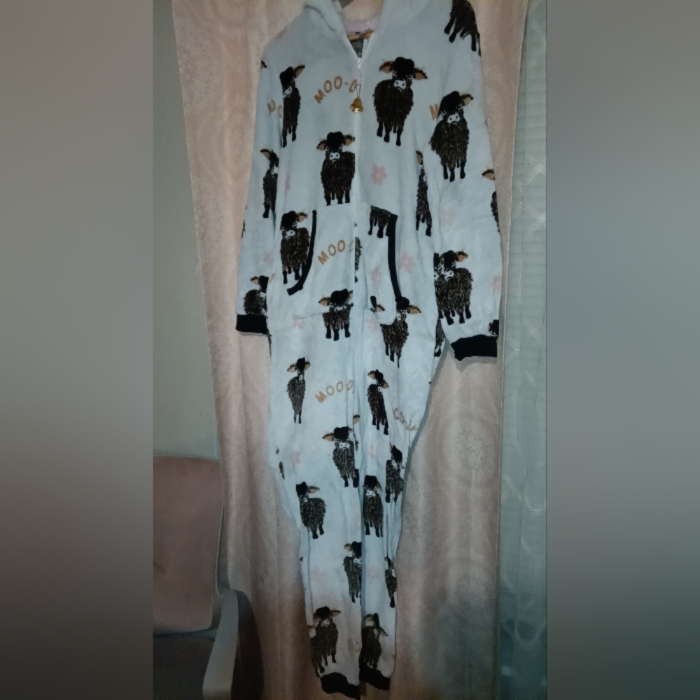 Holiday Time Adorable Cow Print Onesie